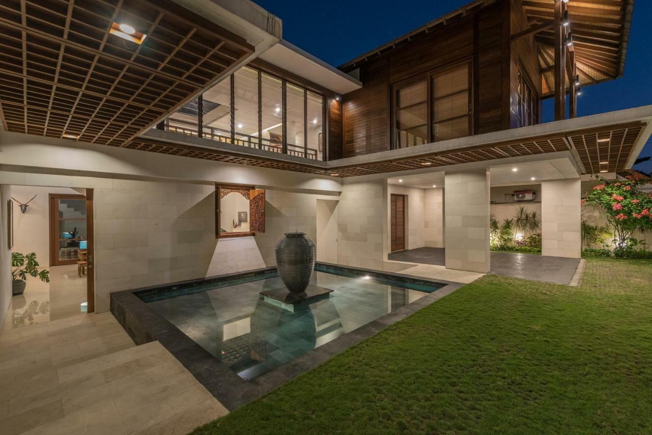 קנגו Villa Rusa Biru - Modern Villa With Private Pool And Cook In The Heart Of Berawa מראה חיצוני תמונה